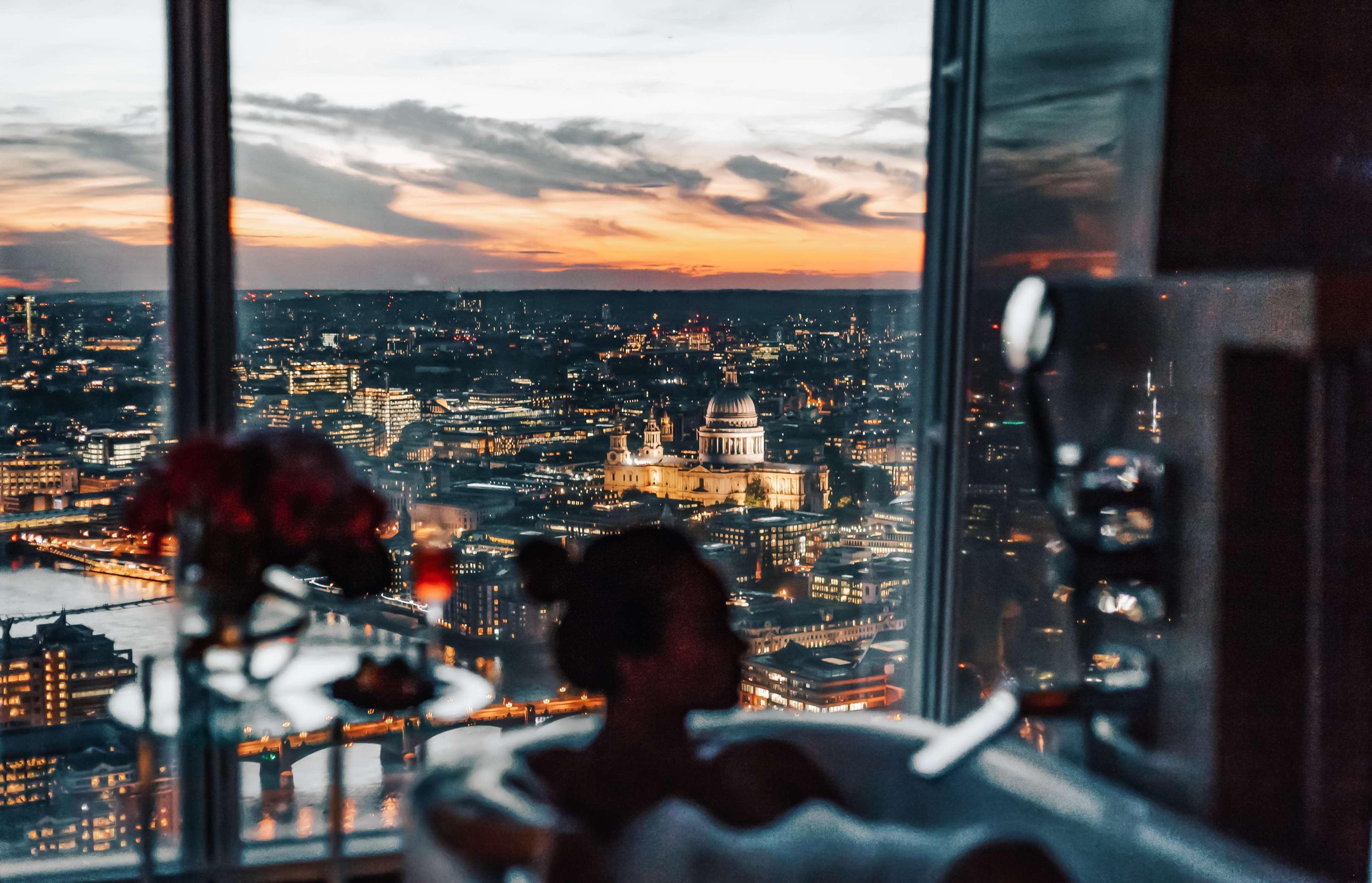 Shangri-La The Shard, London Ngoại thất bức ảnh View from the London Sky Garden